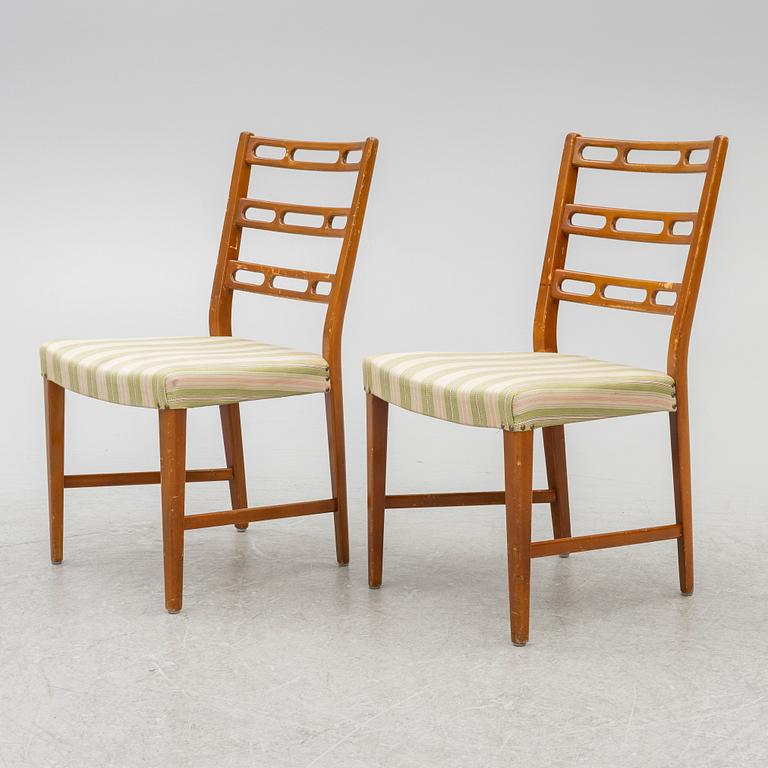 David Rosén, stolar, 6 st, "Futura", Nordiska Kompaniet, 1950-tal.