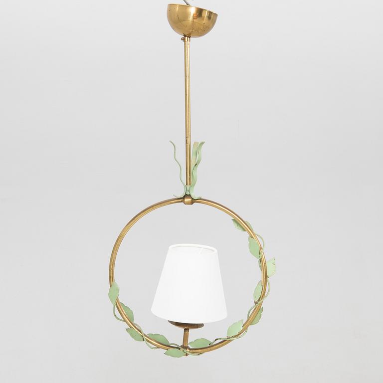 Nybro Armaturfabrik, a ceiling lamp, model no "34", Sweden 1950s.