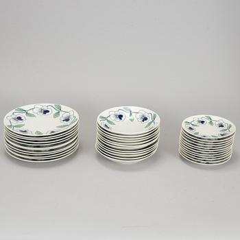 SYLVIA LEUCHOVIUS, servis, 60 delar, porslin, "Sylvia", jubileumsservis, Rörstrand.