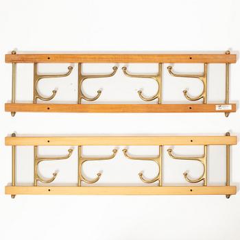 Two 'Dekorativ' clothes hangers, Skoglunds metallgjuteri, Anderstorp, 1950s/60s.