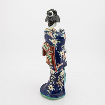 Figurin Japan 1900-talets början porslin.