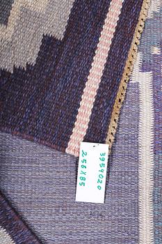 Anna-Johanna Ångström, a flat weave runner carpet, signed Å, Sweden, c. 256 x 85 cm.