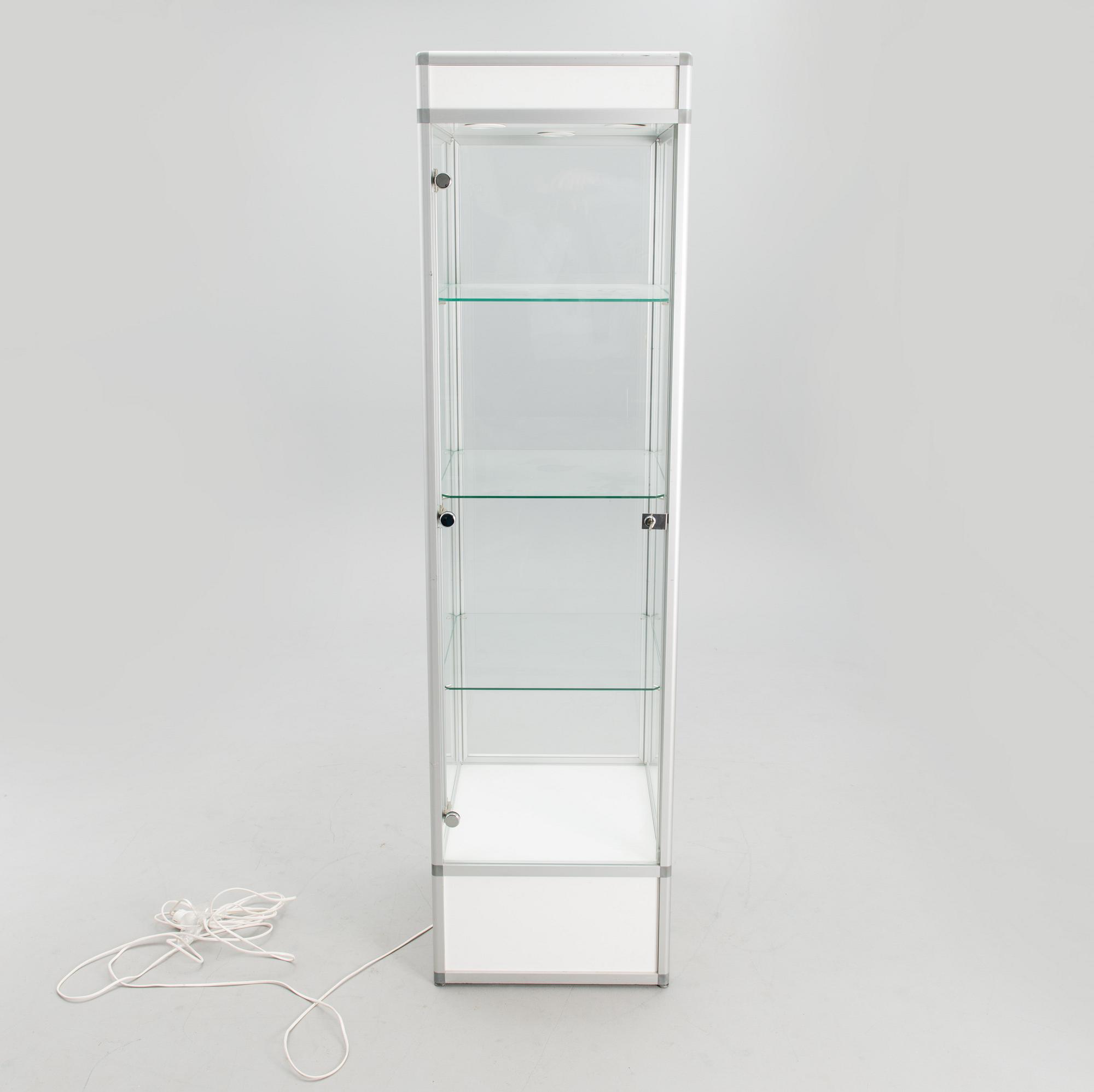 A late 20th century display cabinet.