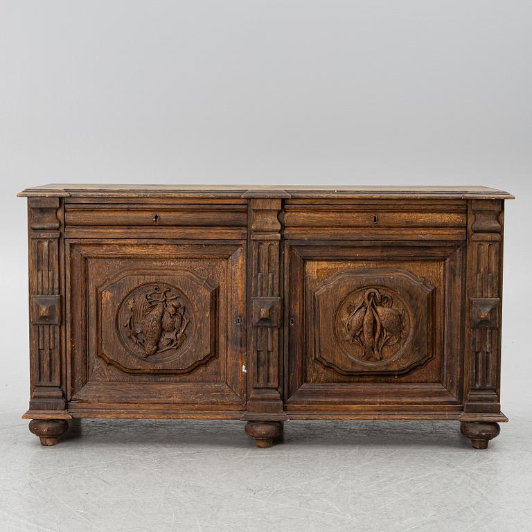 Sideboard, barockstil, 1800-talets slut.