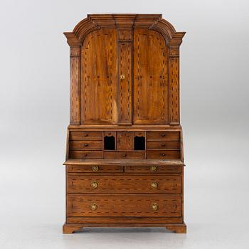 A writing cabinet, 18th Century.
