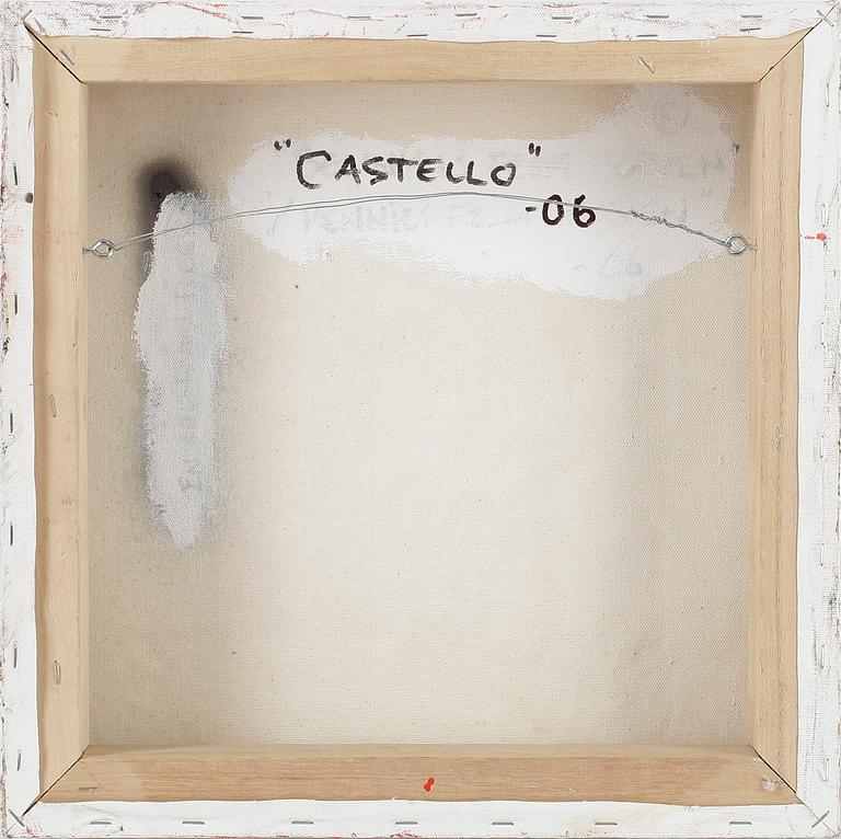 MARCEL STRÜWER, collage, "Castello", signerad.