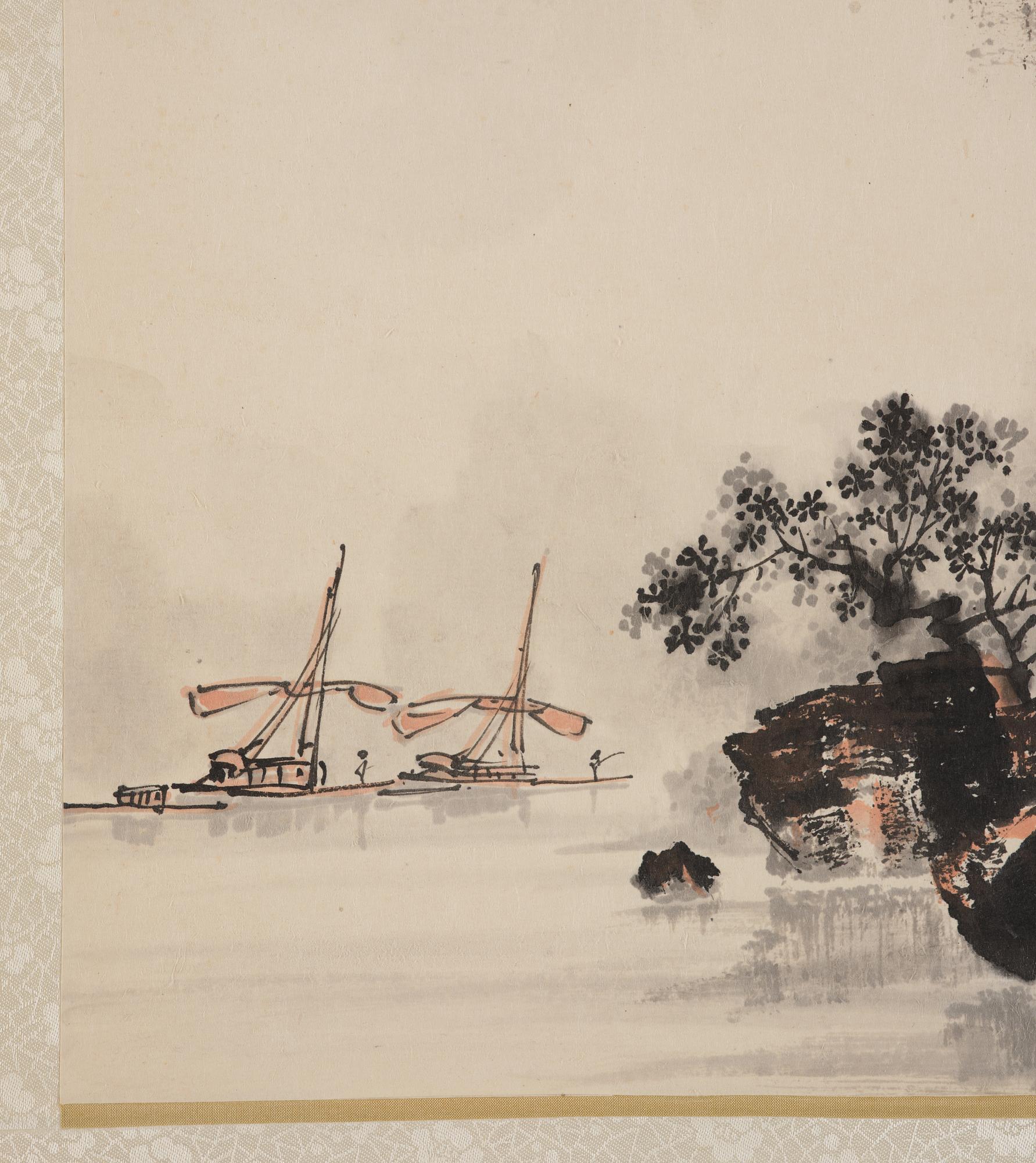 Unidentified artist, Mountainious landscape, China, 20th century.