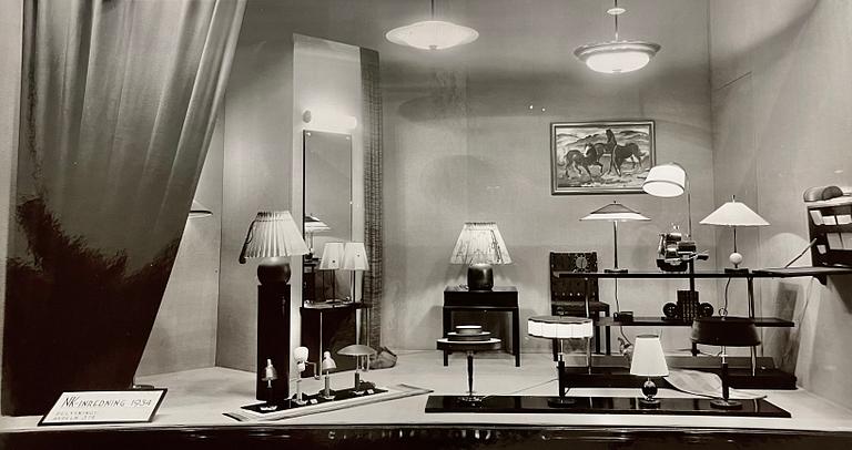 Erik Tidstrand, a table lamp, model "27222", Nordiska Kompaniet 1920-30s.