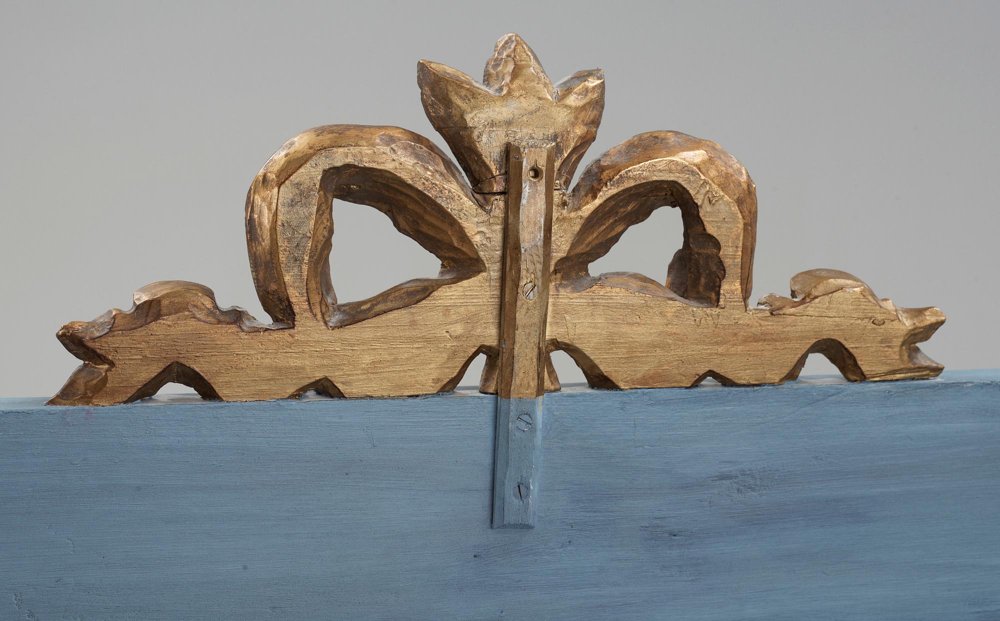 SÄNG, 5 delar, sengustaviansk, omkring 1800.