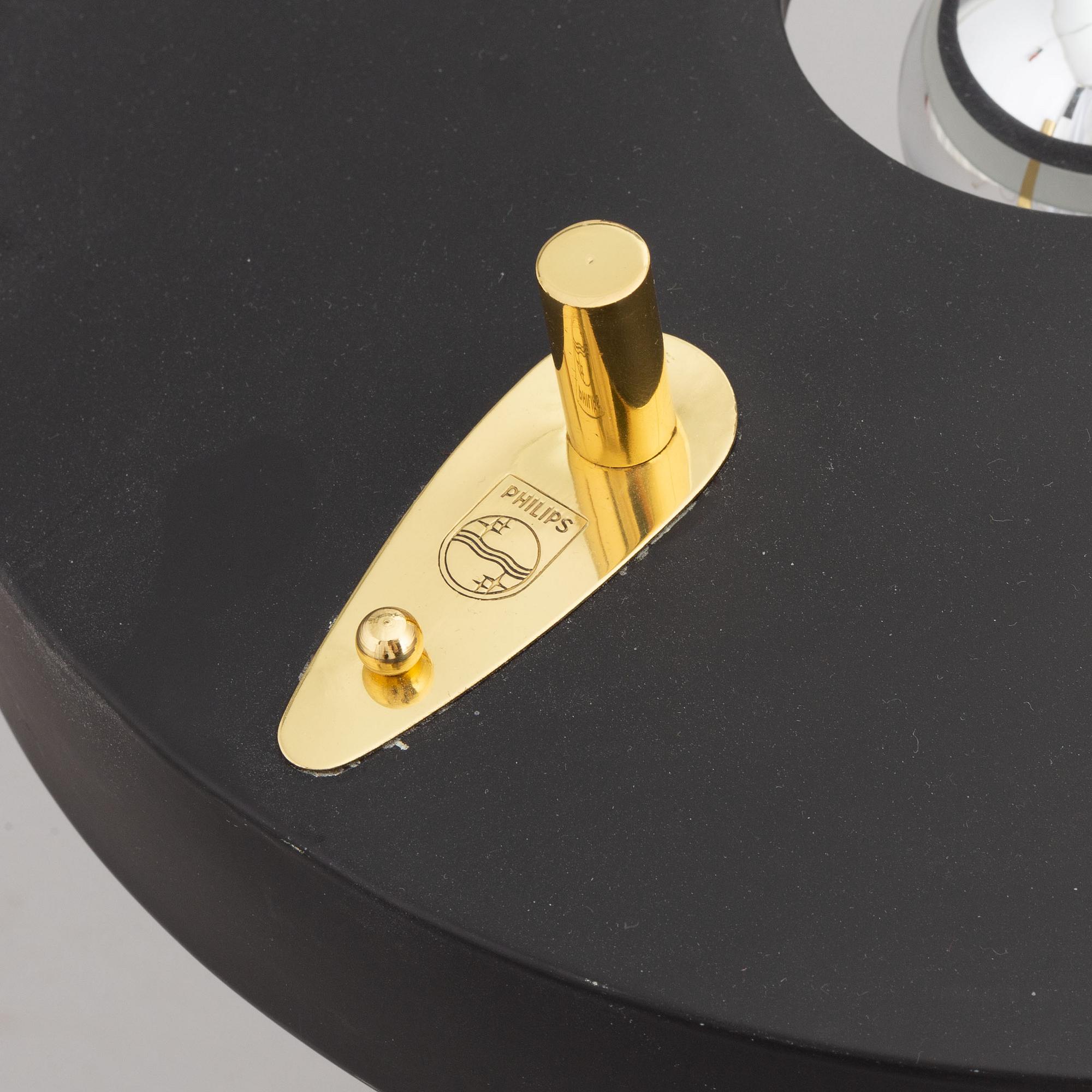 Louis Christian Kalff, a 'Z' table lamp produced by Philips, the model designed 1955.