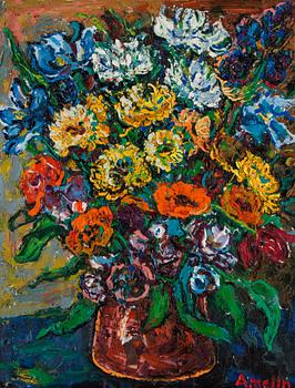 139. Albin Amelin, Still life with flowers.