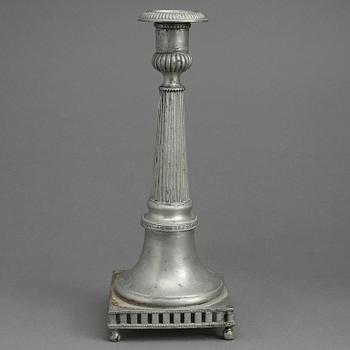 LJUSSTAKE, tenn. Troligen Nicolaus Justelius, Eksjö 1798.