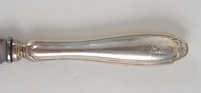 MATKNIVAR, 12 st. Silver, modell "Vasa".