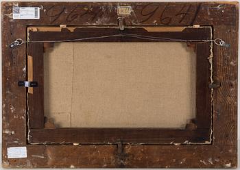 An unidentified 19th/20th century artist, canvas laid down on board.
