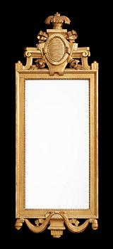 591. A Gustavian mirror by C. G. Fyrwald.
