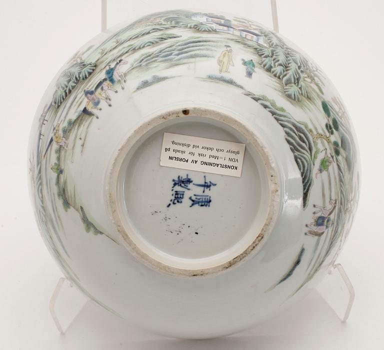 SKÅL, porslin, Kina, 1800-tal.