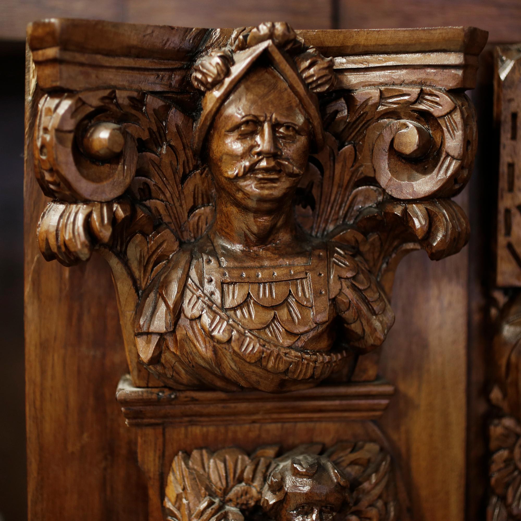 SKÅP, barock-stil, 1800-tal.