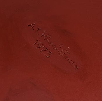 ANTTI HÄMÄLÄINEN, relief, signerad och daterad 1975.