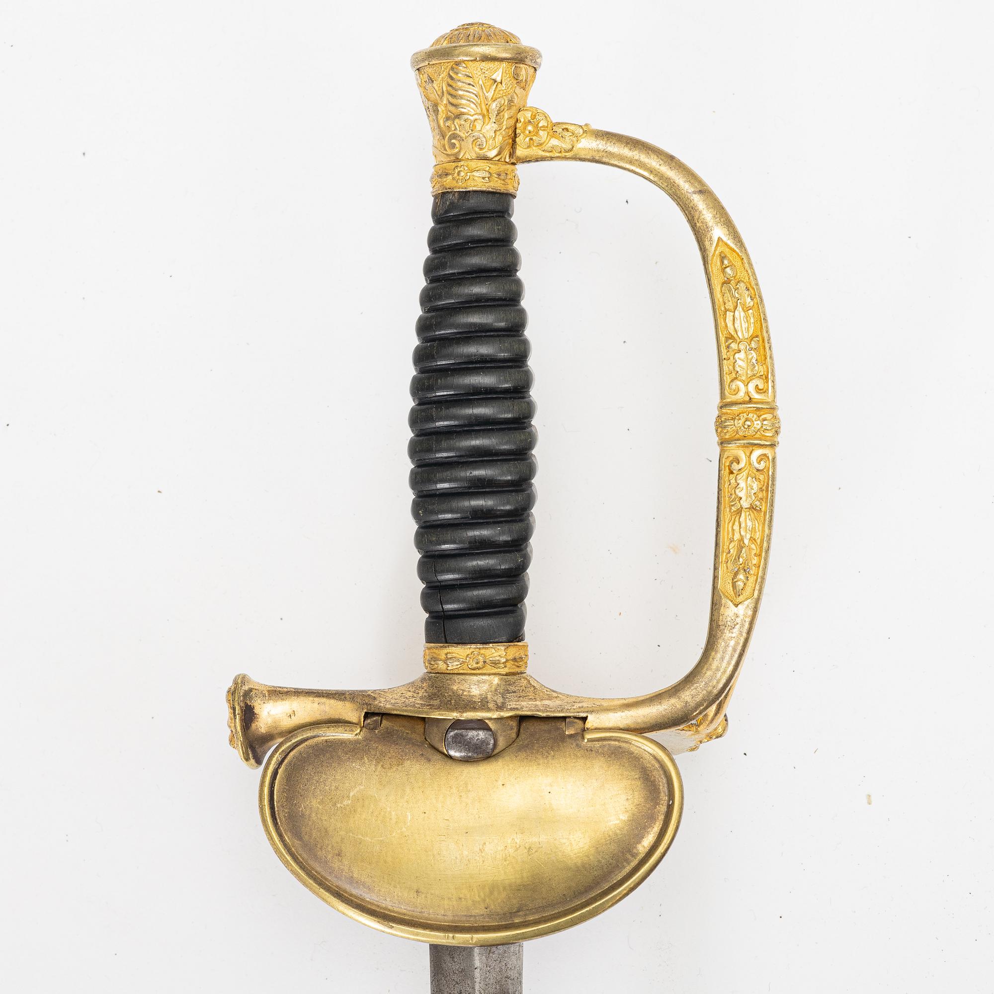 French sword, 19th century, for an officer.