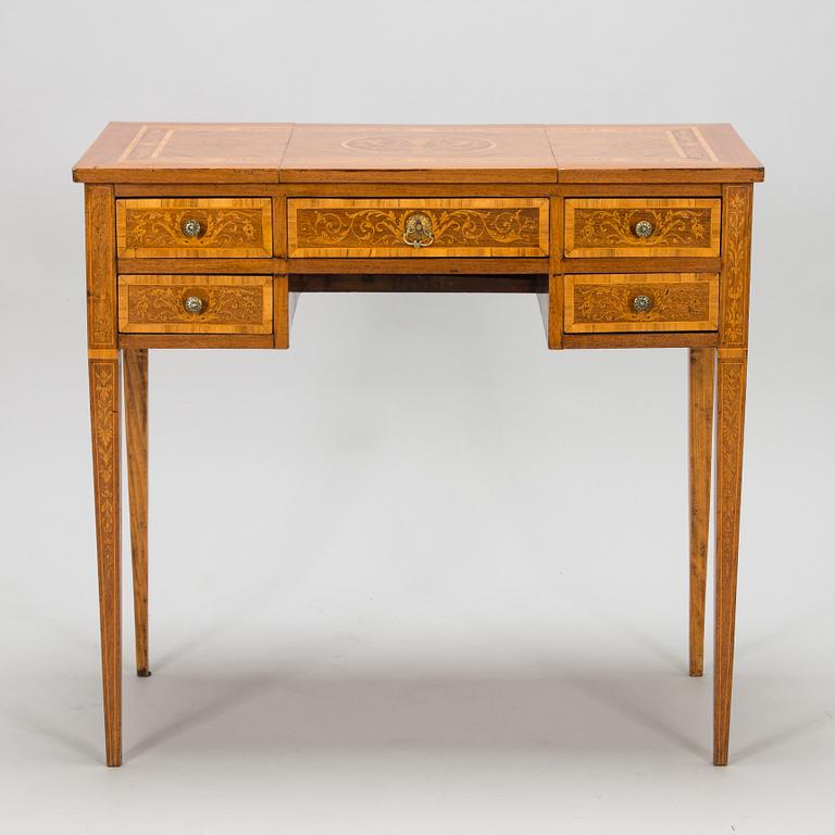 An late 19th-century writing desk, Italy.