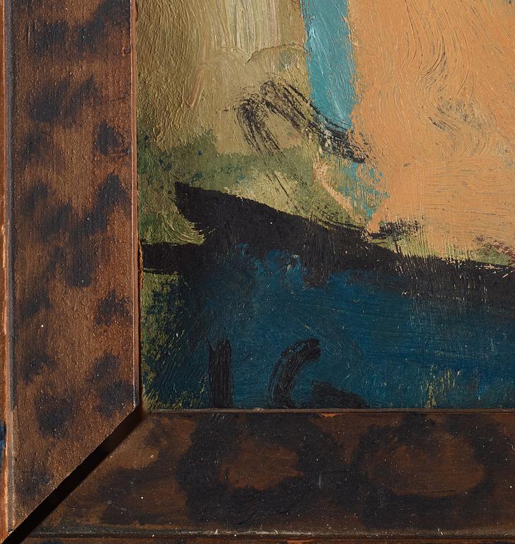 Isaac Grünewald, Self portrait.