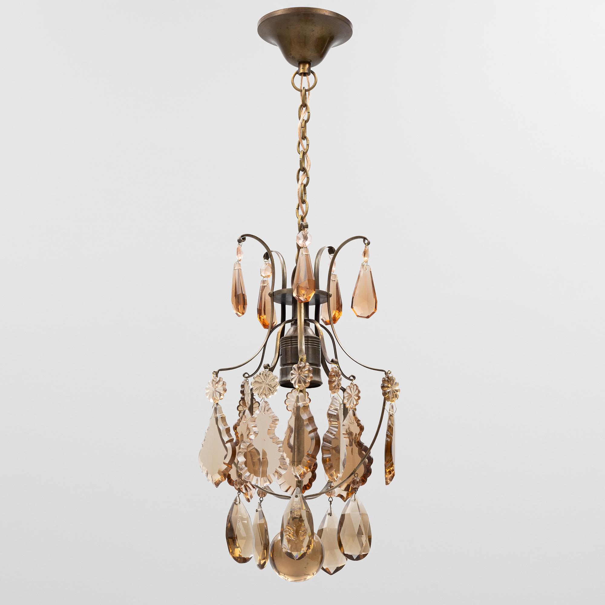 Harald Notini, a ceiling light, model "10578", Böhlmarks, 1930's.