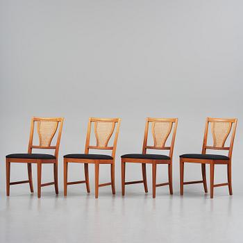 Stolar, 4 stycken, Sverige 1900-talets andra hälft.