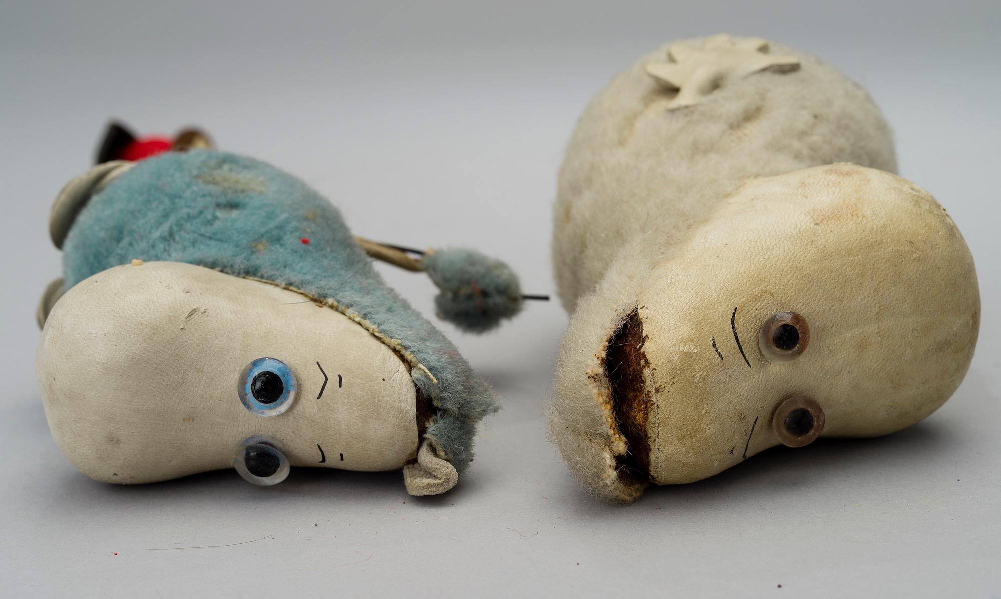 MUMINTROLL, 2 st, och ett SUMPPI-TROLL, Atelier Fauni, Finland, 1950/60-tal.