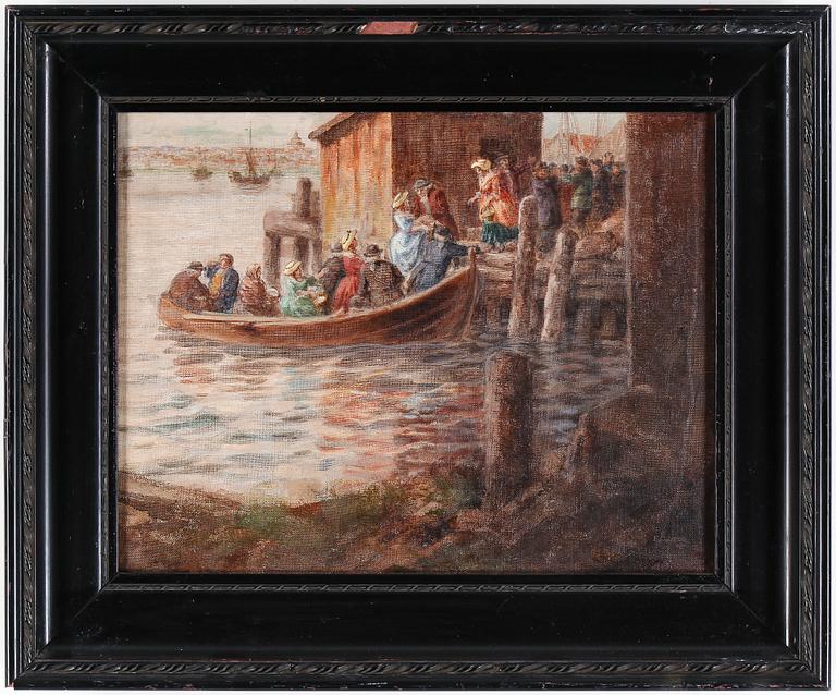 EMIL ÅBERG, olja på duk. signerad.