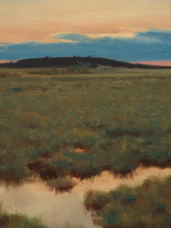 Bruno Liljefors, "Sommarnatt med räf" (Summer night landscape with fox).