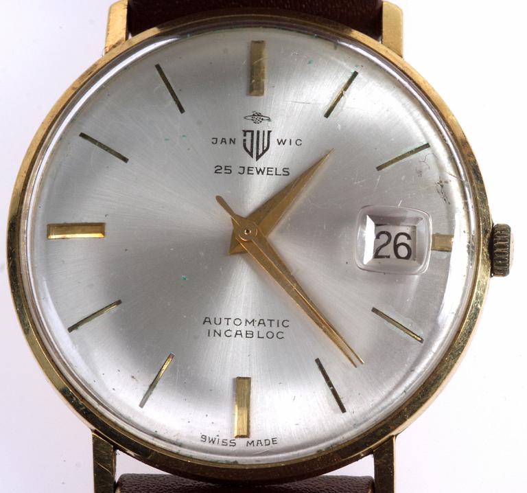 ARMANDSUR, guld 18k, "Jan Wic, 25 Jewels". 1900-talets mitt.