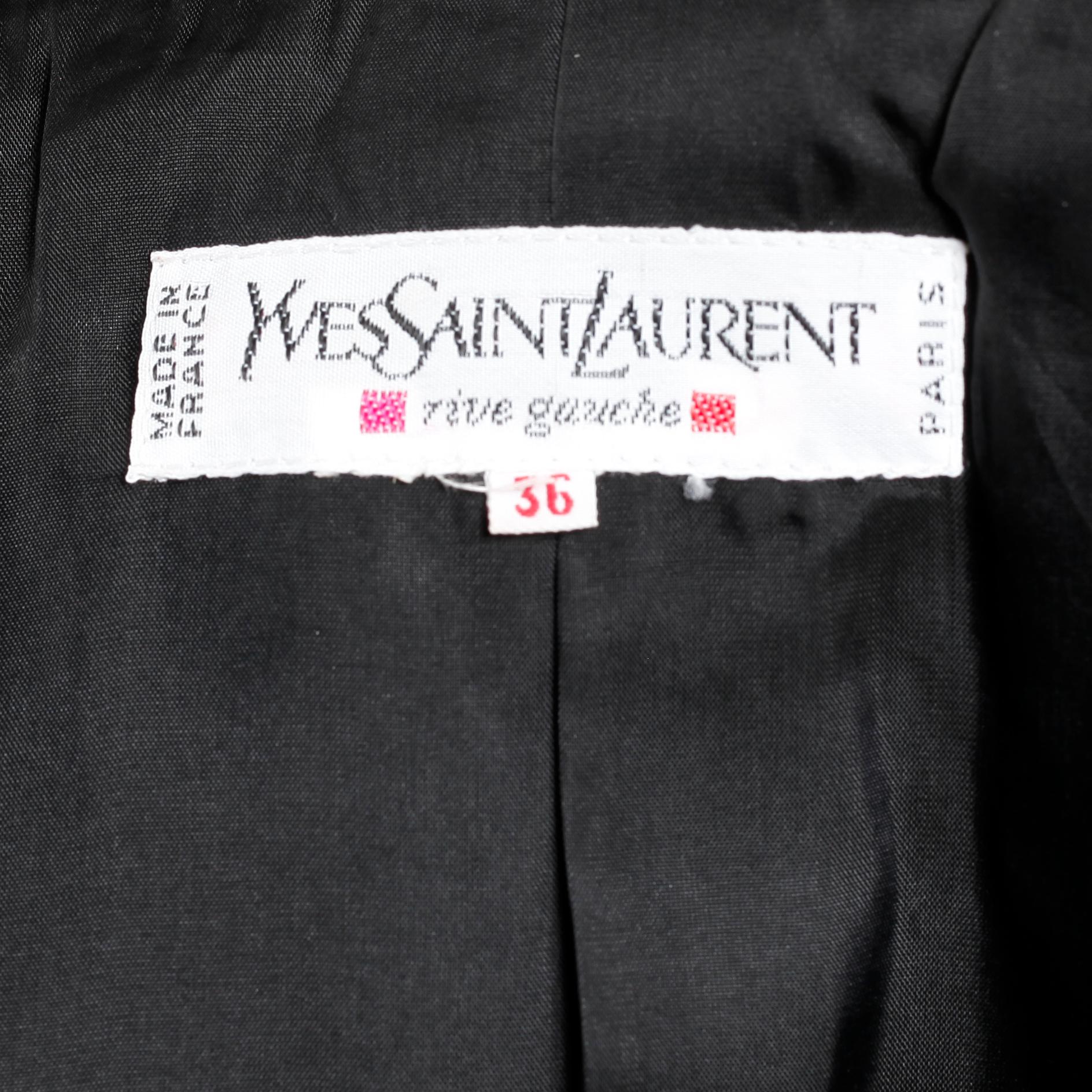 YVES SAINT LAURENT, kavaj.