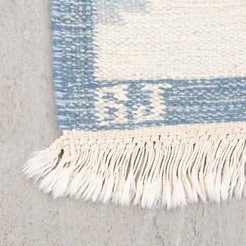 Rölakan rug, gallery signed BJ, approximately 255x87 cm.