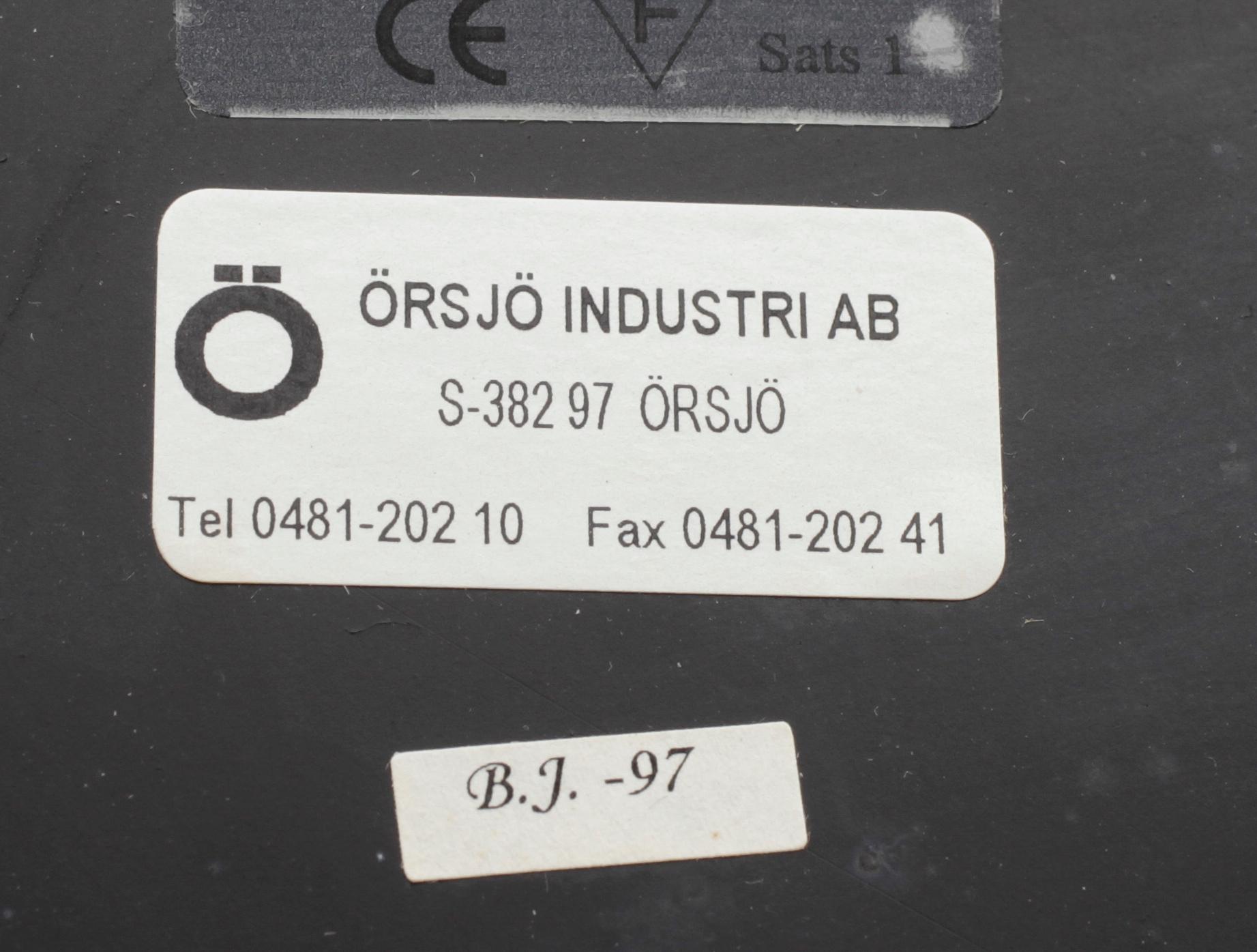 BORDSLAMPA, Örsjö Industri AB, 1900-talets andra hälft.