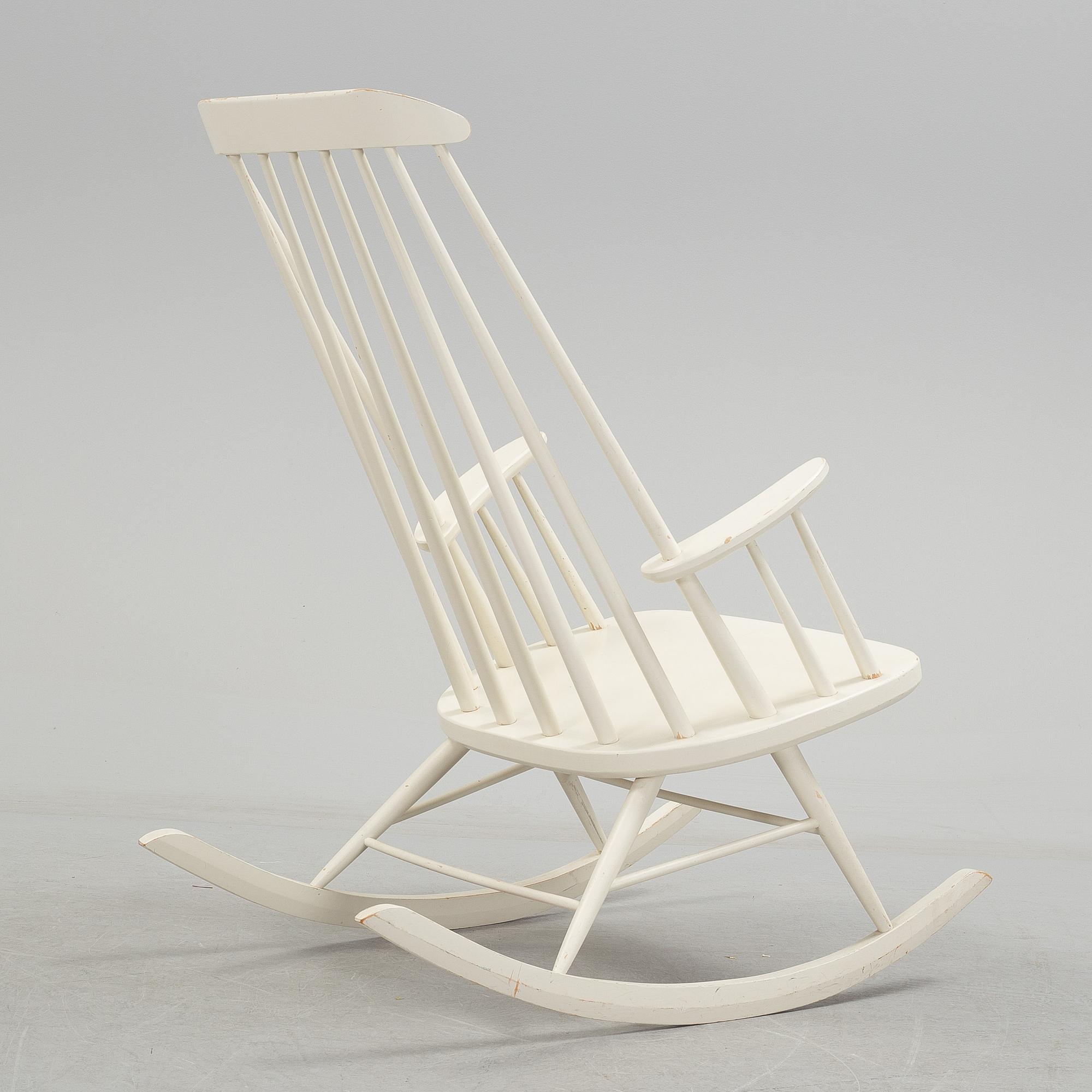 A 'Gunga Din' rocking chair by Gillis Lundgren for Ikea.