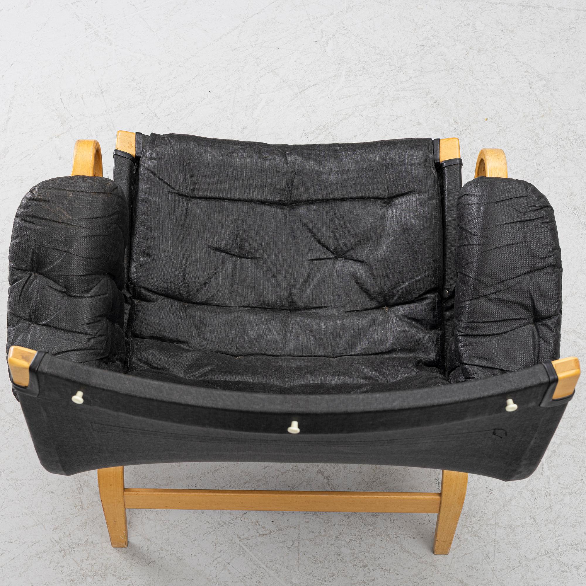 Bruno Mathsson, a 'Pernilla' armchair, Dux, Sweden, later part of the 20th century.