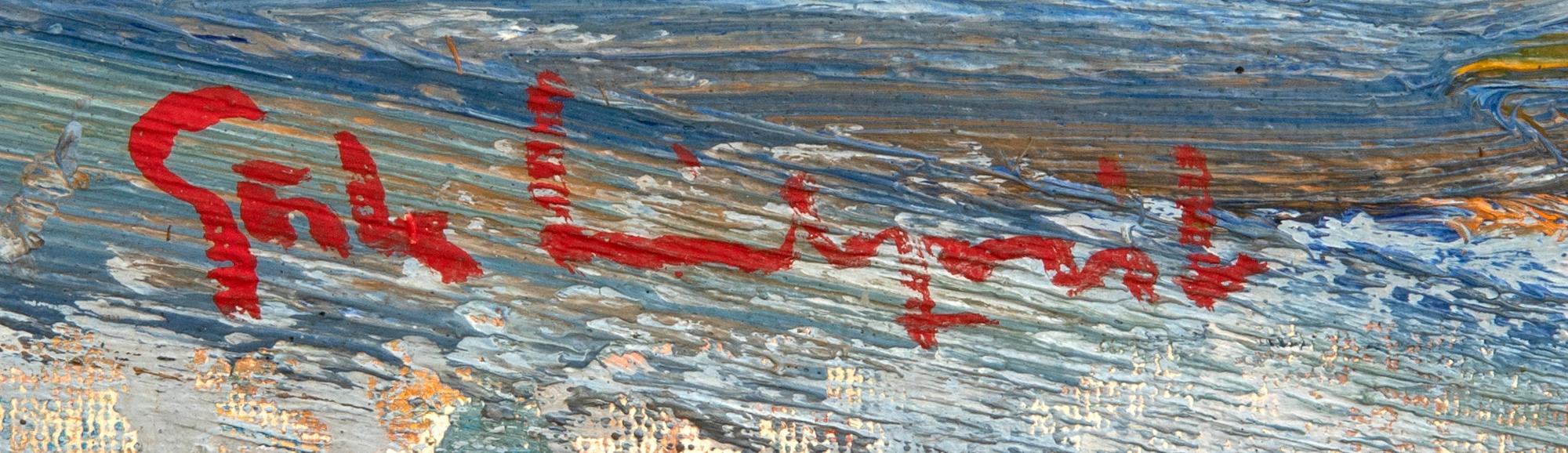 Gösta Lindqvist, oil on canvas, signed.
