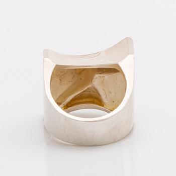 LAPPONIA ring silver, Finland 1980, size 53.
