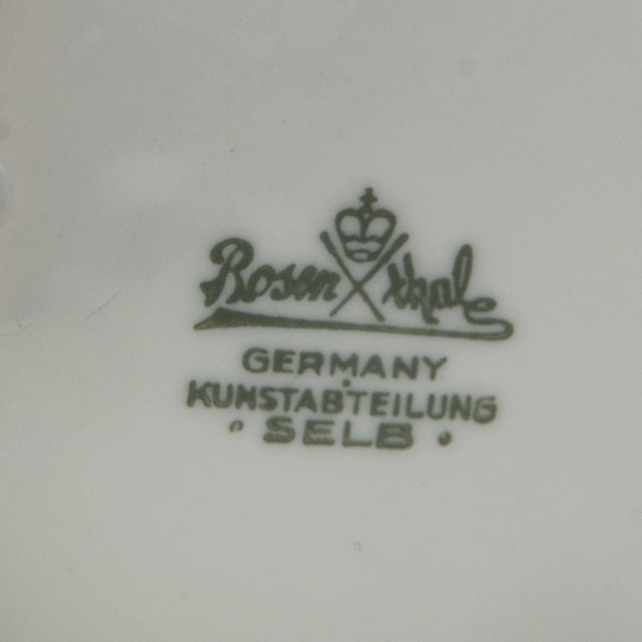 MH Fritz/ G Oppel figurines 5 pcs Rosenthal Germany mid-20th century porcelain.