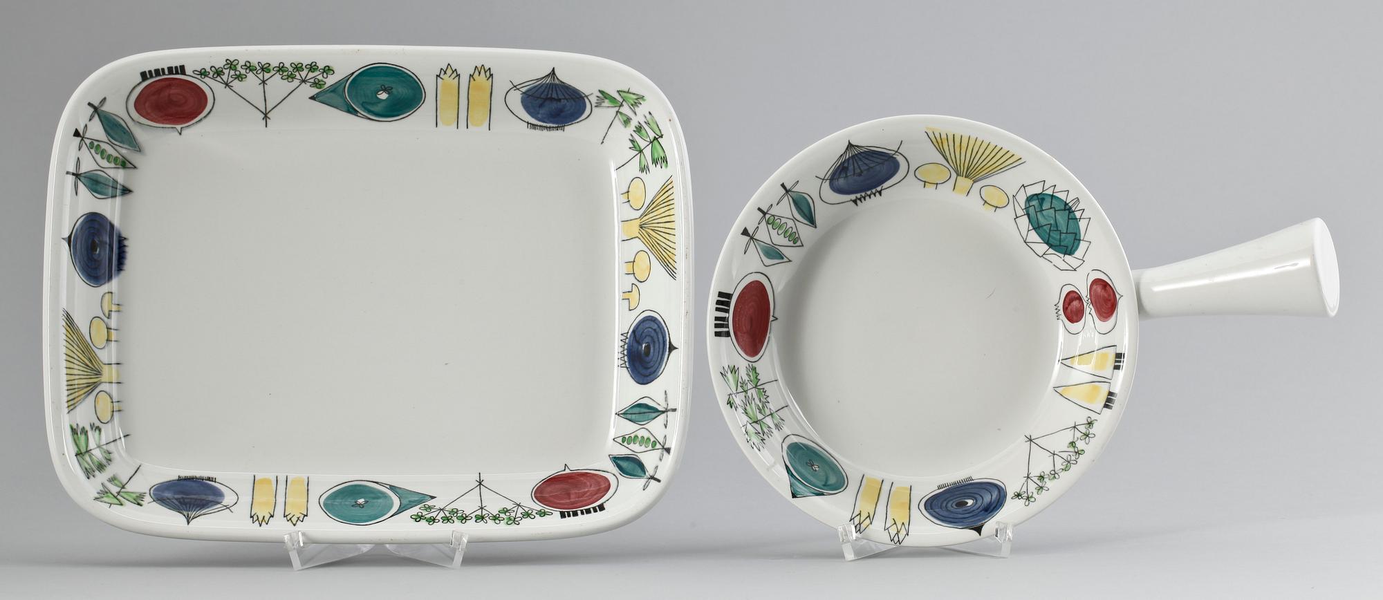 KAROTT samt UGNSFORM, "Picknick", Marianne Westman för Rörstrand, 1956-1969.