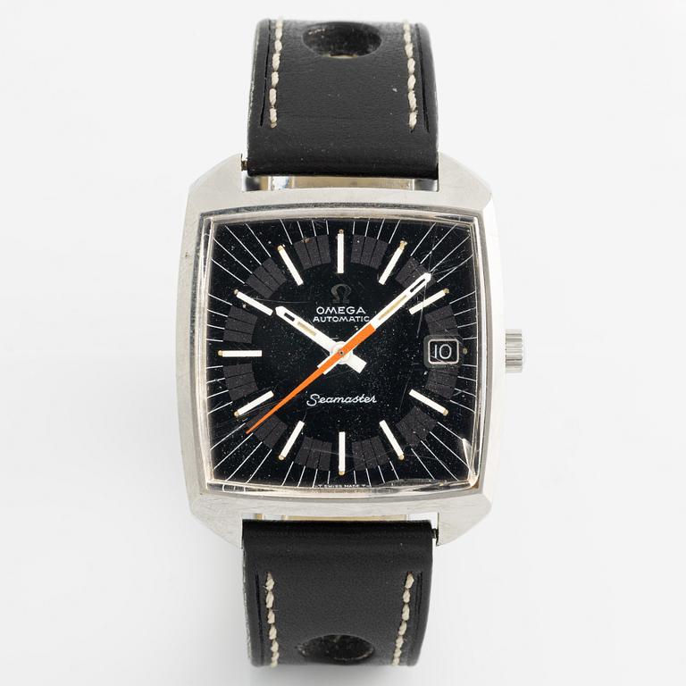 Omega, Seamaster "Compressor", armbandsur, 33.5 x 33.5 mm.