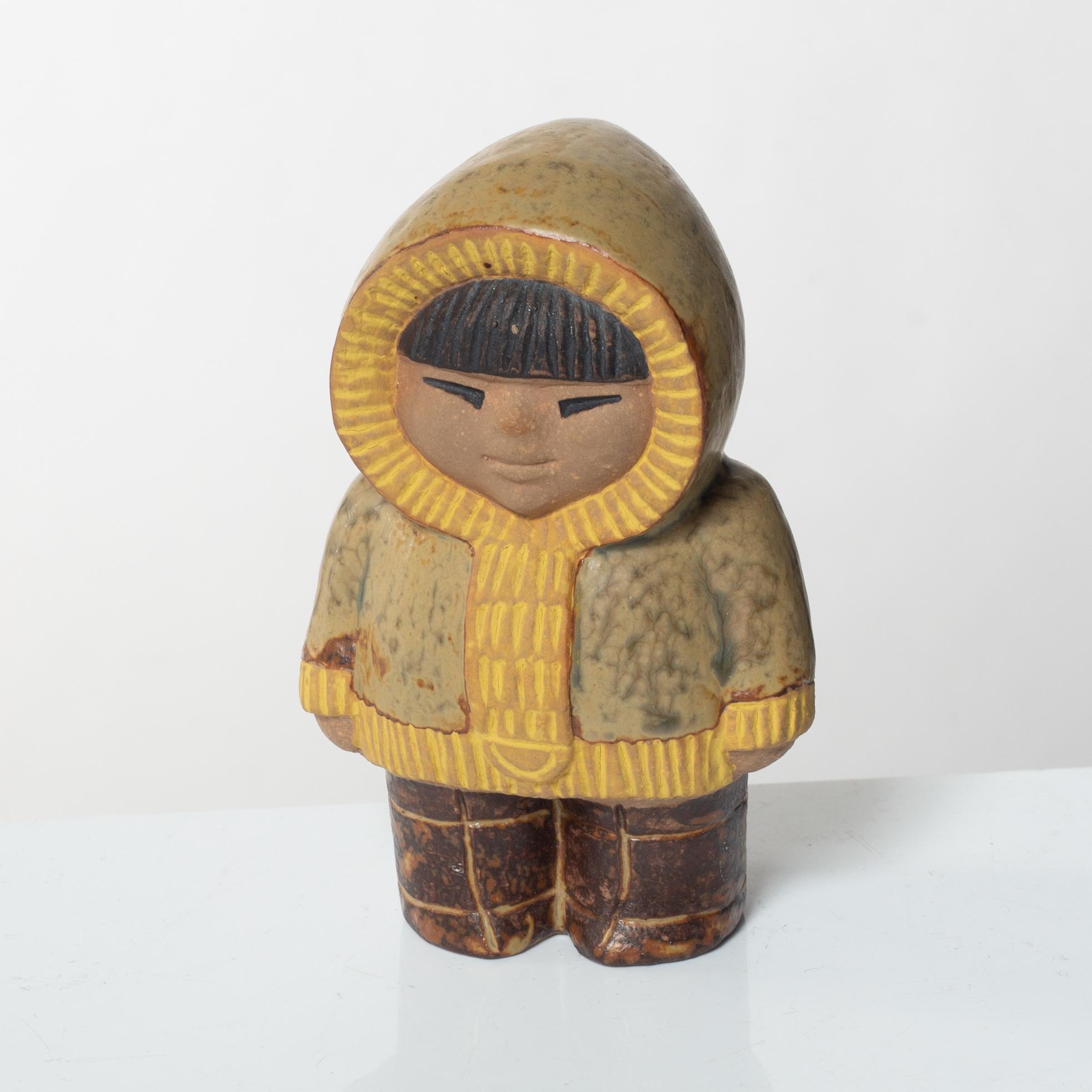 Lisa Larson, figurines, 8 pcs, "Children of the World", Gustavsberg.