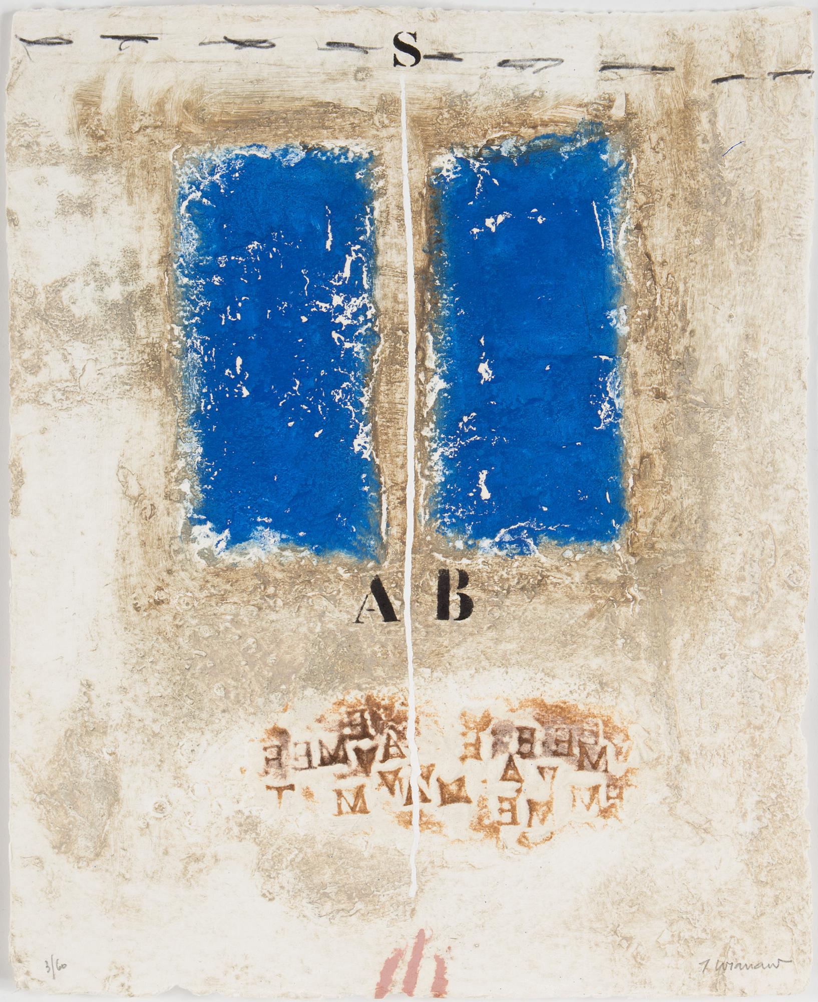 JAMES COIGNARD, Mapp med 8 st carborundum, "Regards sur l'oeuvre gravé", signerade och numerade 3/60.