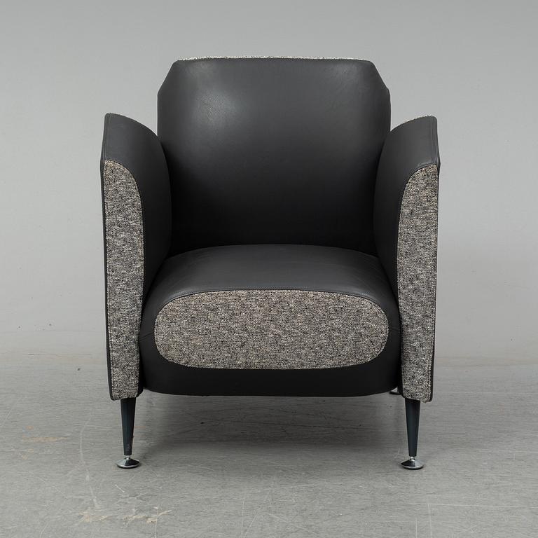 A 'Hotel 21' easy chair by Javier Mariscal for Moroso designed 1995.