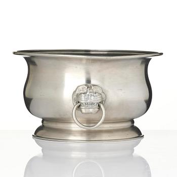 Estrid Ericson, & Anna Petrus, a pewter bowl/wine cooler model "A 531", Firma Svenskt Tenn, Stockholm, 1928.