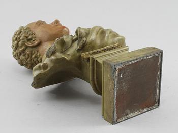 BYST, patinerad metall, 1900-tal.