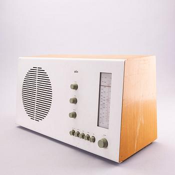 Dieter Rams radio, "RT 20" för Braun, modellen formgiven 1961.