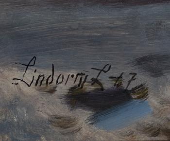 Lindorm Liljefors, Autumn Landscape with Mallards.