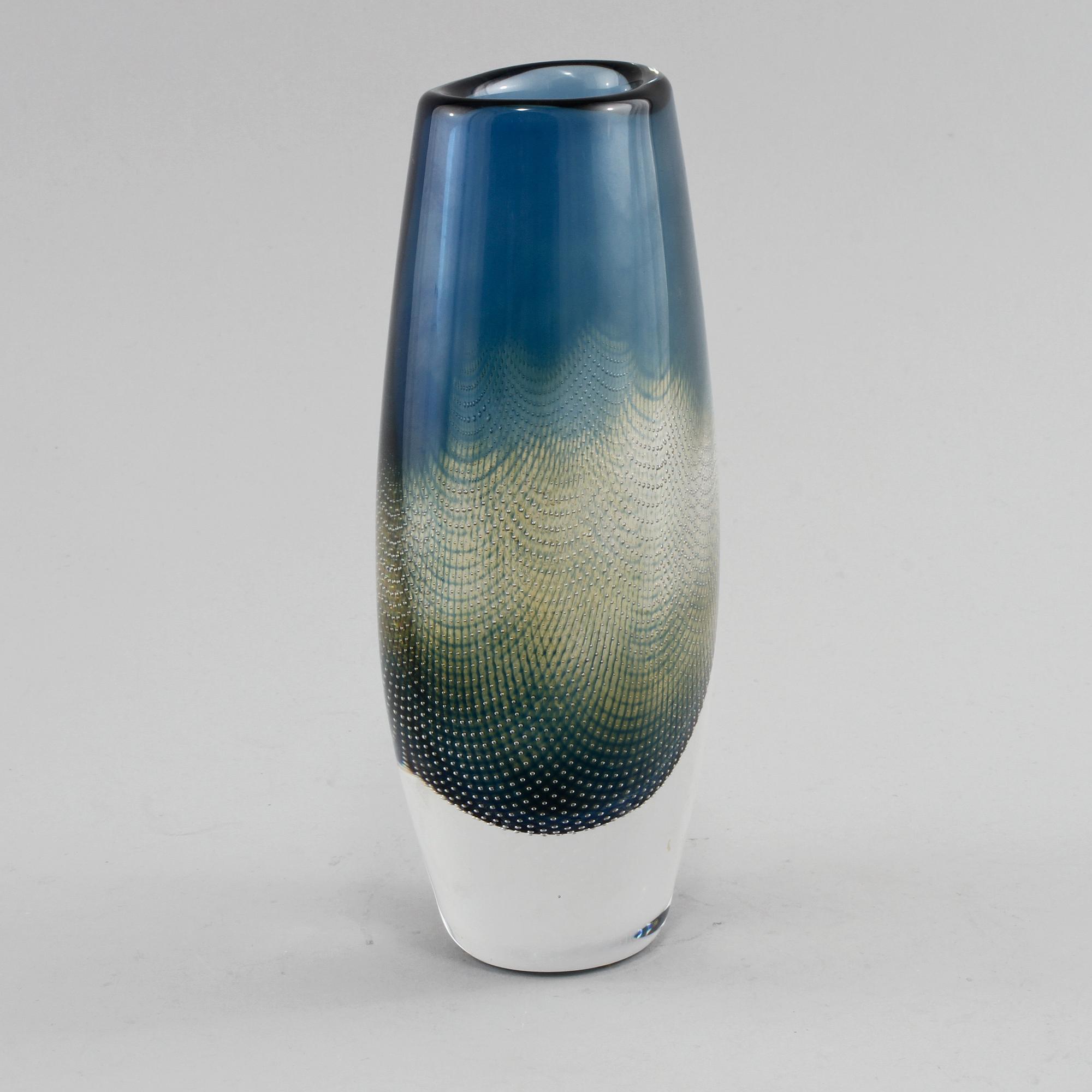 VAS, glas, "Kraka", Sven Palmqvist, Orrefors, 1959.