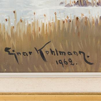 EJNAR KOHLMANN, oil on canvas, signed and dated 1962.